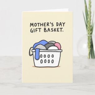 Wäsche Muttertag Geschenkkarte Karte