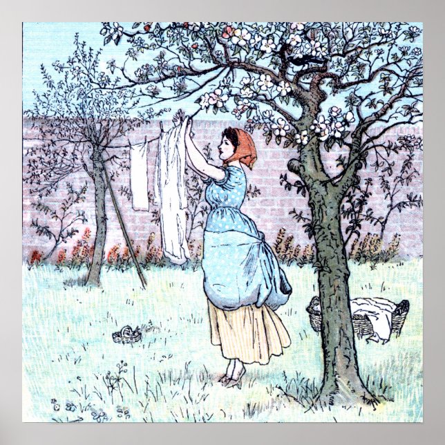 Wäsche Poster (Vorne)