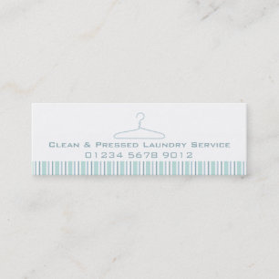 Wäsche-Service-Minzenschwingenumbau/-Visitenkarte Mini Visitenkarte