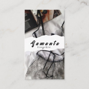 Wäsche Visitenkarte