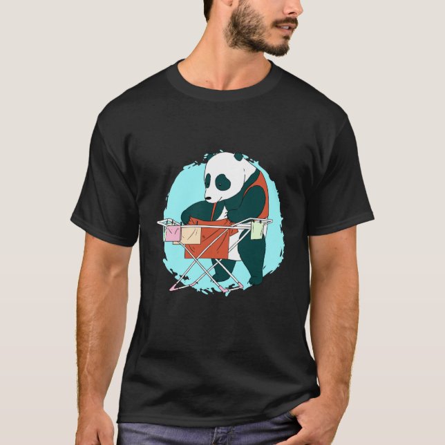 Wäschebär Panda  1 T-Shirt (Vorderseite)