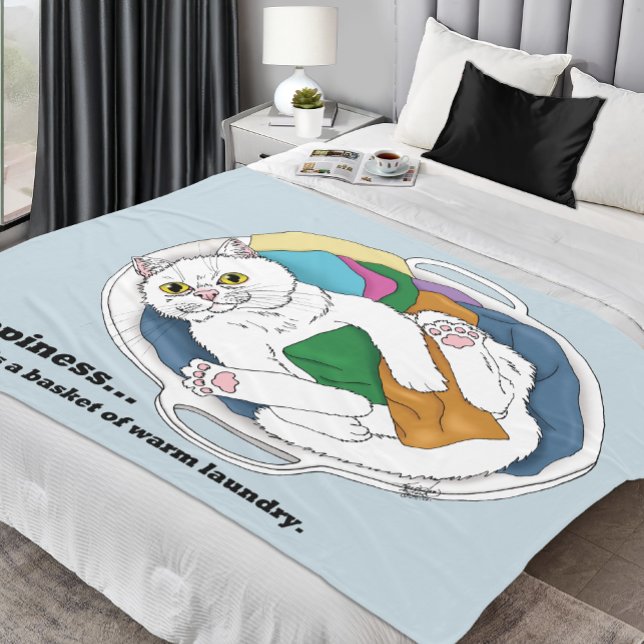 Wäschekatze Fleecedecke (Von Creator hochgeladen)