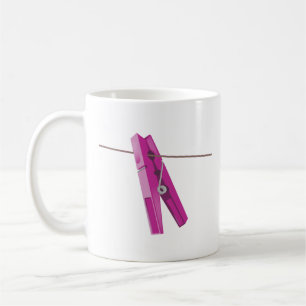 Wäscheleine Kaffeetasse
