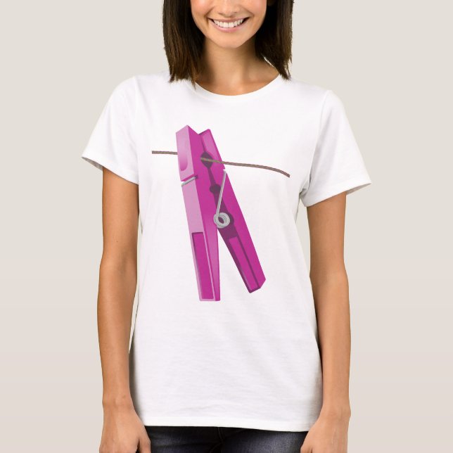 Wäscheleine T-Shirt (Vorderseite)