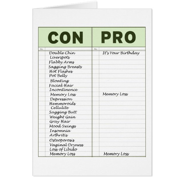 Wäscheliste (Vorne)