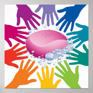 WASCHEN SIE IHRE HÄNDE POSTER