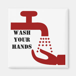 Waschen Sie Ihren Handmagneten Magnet