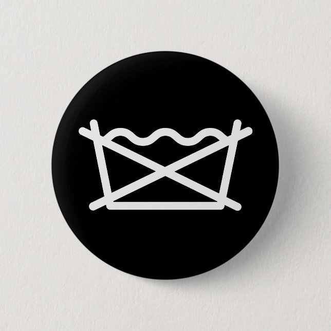 WASCHEN SIE NICHT! BUTTON (Vorderseite)