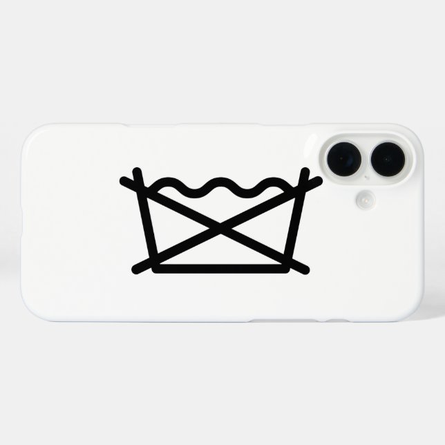 WASCHEN SIE NICHT! Case-Mate iPhone HÜLLE (Rückseite (Horizontal))