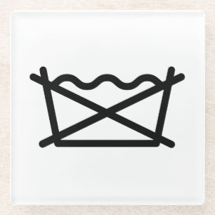 WASCHEN SIE NICHT! GLASUNTERSETZER