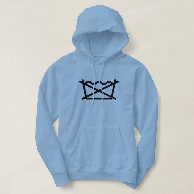 WASCHEN SIE NICHT! HOODIE (Design vorne)