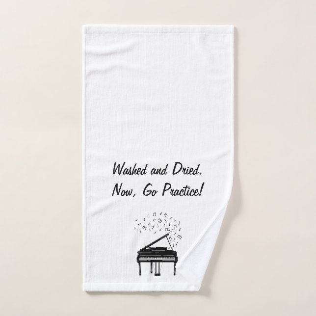 Waschen und getrocknet, jetzt, Übung! Handtuch (Handtuch)