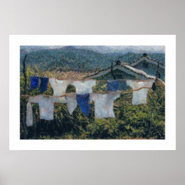 Wäscherei Art Clothing on Line Poster