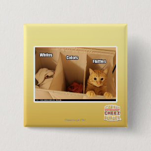 Wäscherei-Katze Button