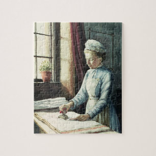 Wäscherei-Mädchen, c.1880 Puzzle