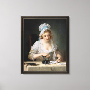 Wäscherei Maid Ironing von Henry Robert Morland Leinwanddruck