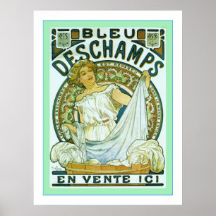 Wäscherei ~ Vintage Werbung Poster