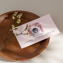 Wäscheservice: QR-Code leeren Visitenkarte