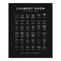 Wäscheservice Zimmer Symbol Guide Chalk Style Sign