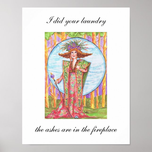 Wäscheständer Poster (Vorne)