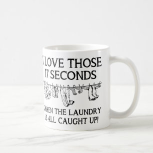 Wäschetag Hausreinigung Lustiger Kaffeebecher Tasse