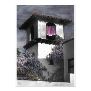 Wäschetag in der Tall Tower Open Edition Print Fotodruck