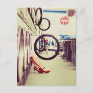 Wäschetag Postkarte