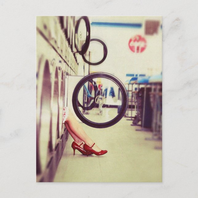 Wäschetag Postkarte (Vorderseite)