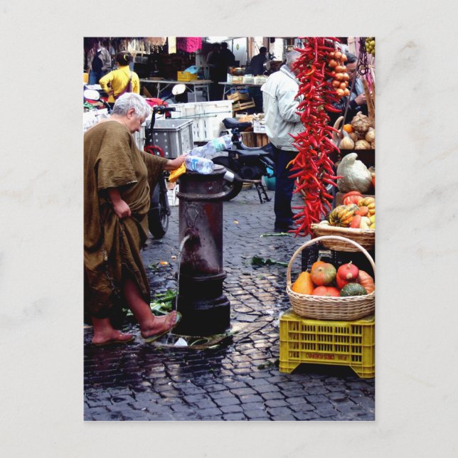 Waschfuß Postkarte (Vorderseite)