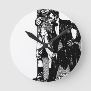 Waschington Lincoln Runde Wanduhr