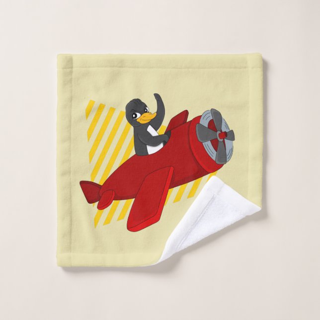 Waschlappen aus Pinguin Cartoon (Waschlappen)