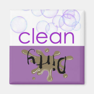 Waschmaschine - Ist sie sauber oder schmutzig? Magnet