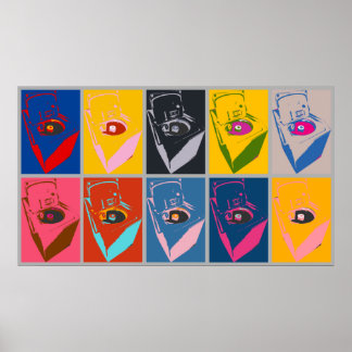 Waschmaschine_POP Poster