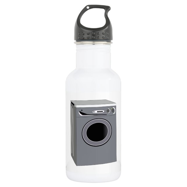 Waschmaschine Trinkflasche (Vorderseite)