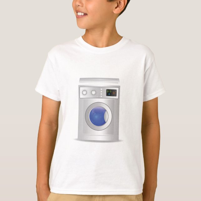 Waschmaschineikone T-Shirt (Vorderseite)