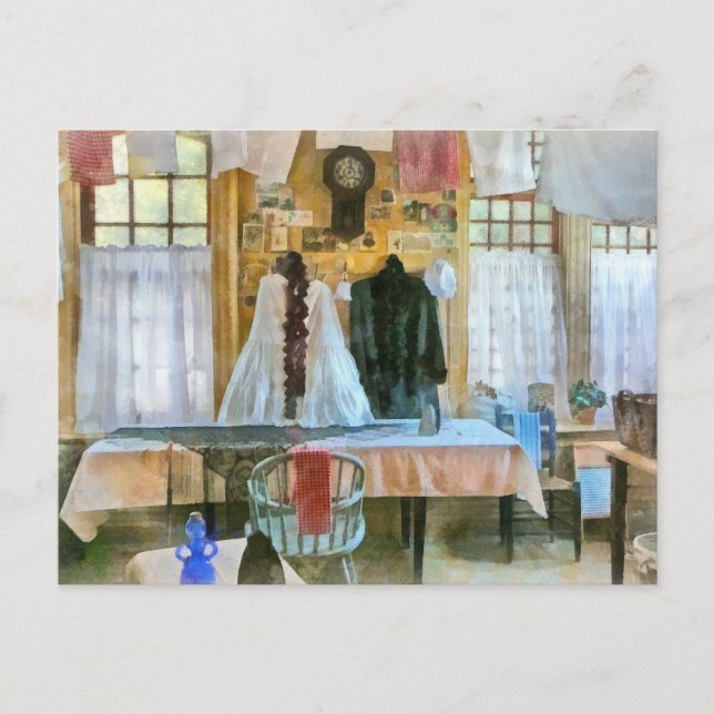 Waschtag Postkarte (Vorderseite)