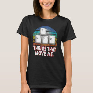 WASD PC Gamer Video Game Gaming for Gamer T-Shirt
