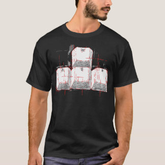 WASD-Tasten Computer-Gaming-PC-Gamer T-Shirt