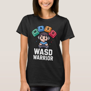 WASD Warrior PC-Gamer-T-Shirts für Gaming T-Shirt