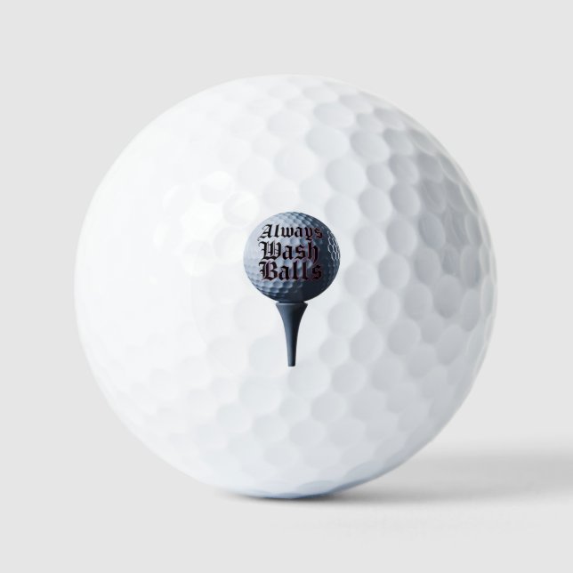 Wash Balls Golf Ball immer (Vorderseite)