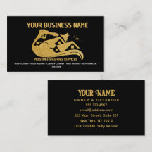 Wash-Fenster für den Power mit schwarzem und golde