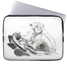 Wash Painting Monkey Year Zodiac Sleeve