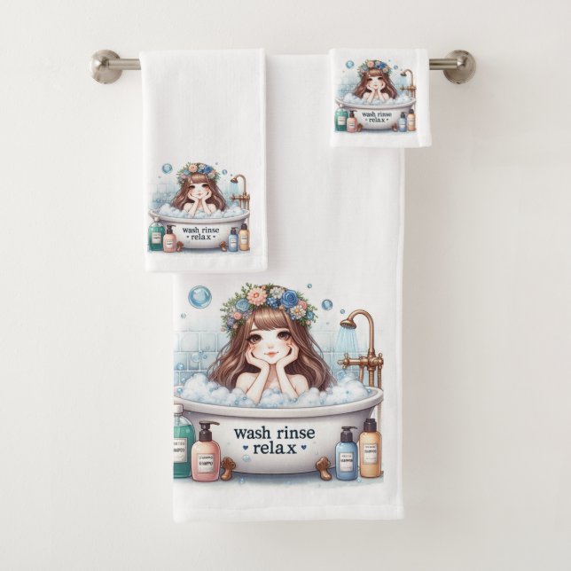 Wash Rinse Relax Badhandtuch Set (Insitu)