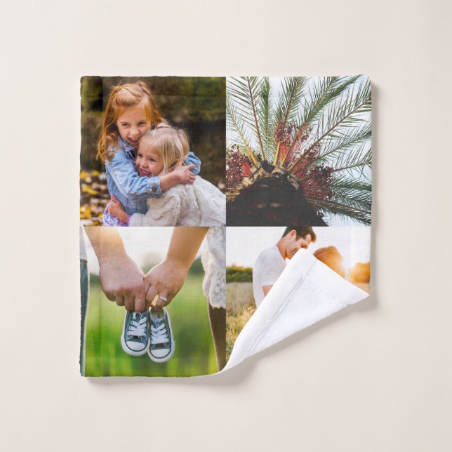 Wash-Tuch 4 Fotovorlage Waschlappen (Waschlappen)