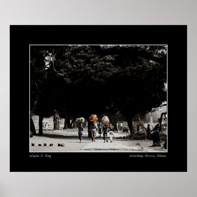 Washday in Accra Ghana Poster (Vorne)