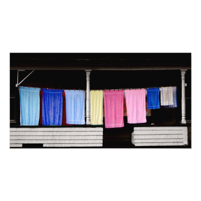 Washday in Stark NH Open Edition Print Fotodruck (Vorne)