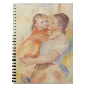 Washerwoman and Child (1886) Pierre-Auguste Renoir Notizblock