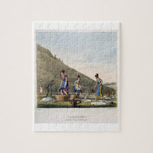 Washerwomen, Calton Hügel, Edinburgh, von Puzzle