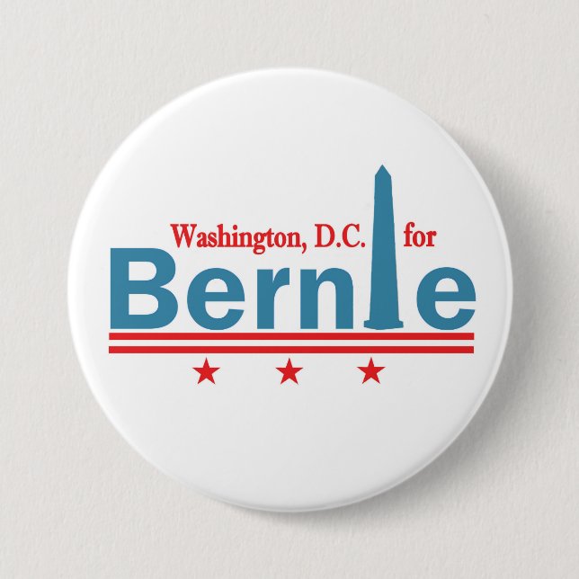 Washingon, DC für Bernie Button (Vorderseite)