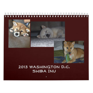Washington 2013 D.C. Shiba Inu Kalender